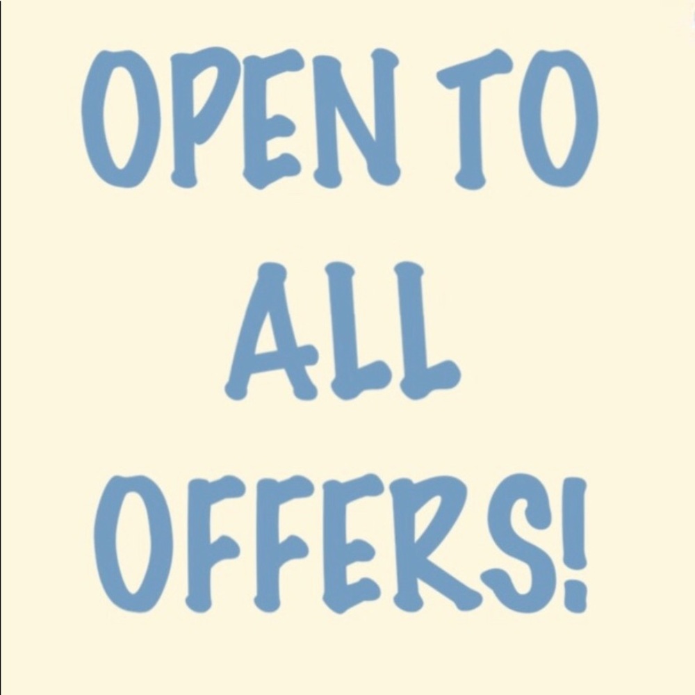 All prices are negotiable! Make an offer!